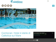 Tablet Screenshot of hotelcormoran.com